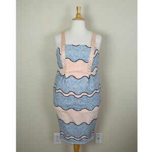 ASOS Lace Stripe Sheath Dress NEW